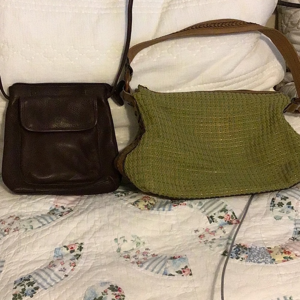 Two Fossil Handbags Used